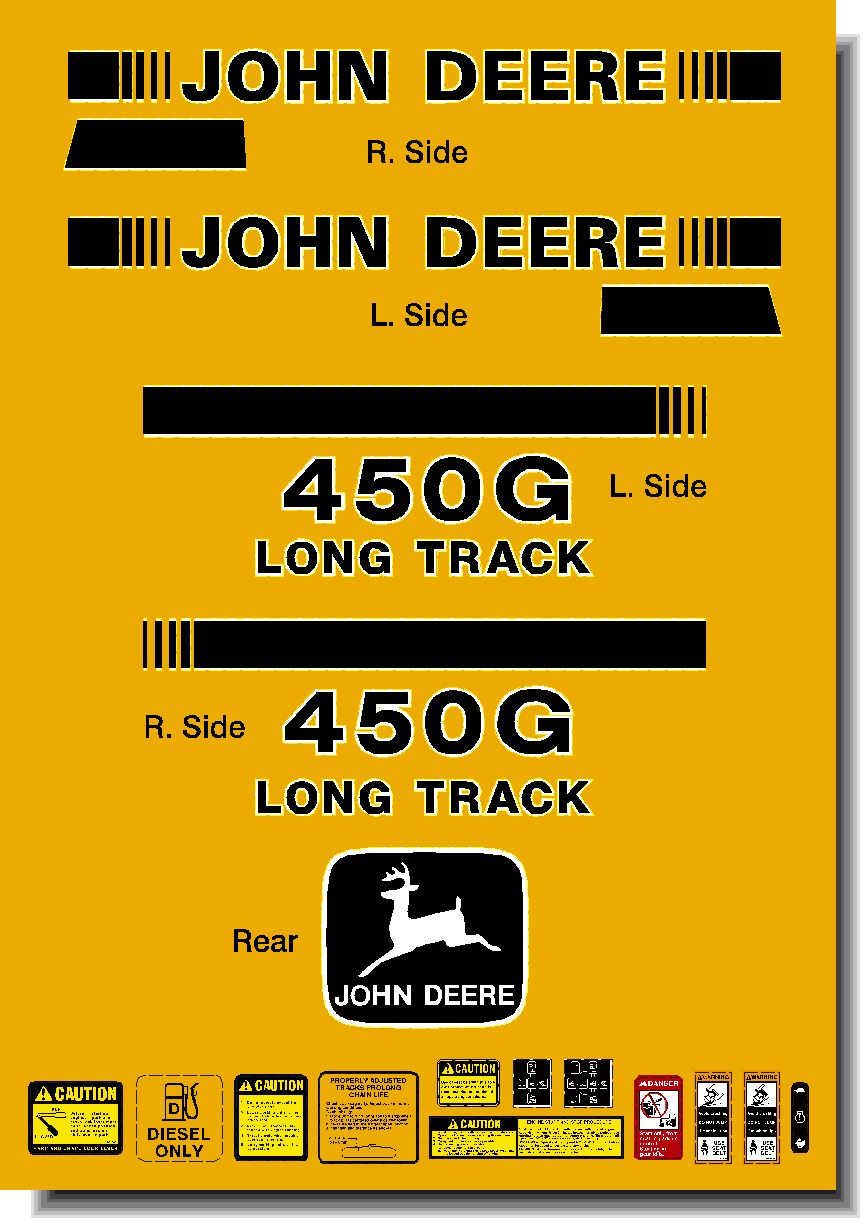 Deere Track Dozers 450G - Variant